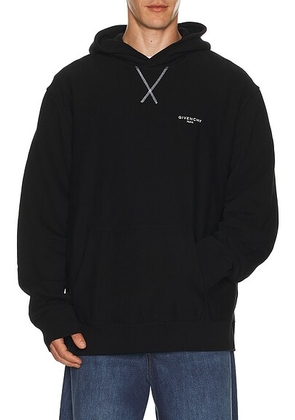 Givenchy Couture Seam Regular Fit Hoodie in Black - Black. Size L (also in M, S, XXL/2X).