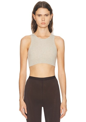 Fear of God ESSENTIALS Sport Tank Top in Timber - Grey. Size L (also in M, S, XS).