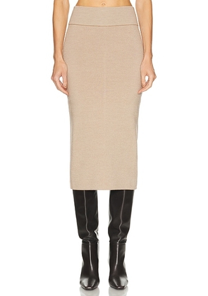 JACQUEMUS La Jupe Maille Doppio in Multi-beige - Neutral. Size 36 (also in ).