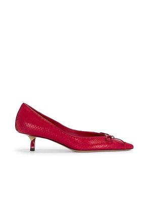 JACQUEMUS Les Escarpins Tourini B in Red - Red. Size 36 (also in ).