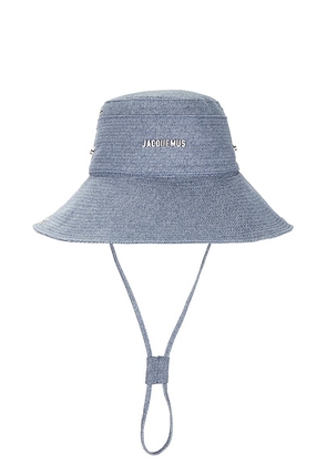 JACQUEMUS Le Bob De-Nimes in Blue - Blue. Size 58 (also in 60).