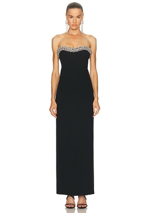 SIMKHAI Riona Bustier Gown in Black - Black. Size 0 (also in 2).