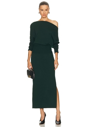 SIMKHAI Janese Midi Dress in Emerald - Green. Size L (also in M).