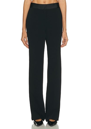 Fleur du mal Tuxedo Pant in Black - Black. Size 0 (also in 2, 6).