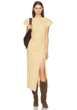 Isabel Marant Nadela Dress in Dusky Yellow - Lemon. Size 34 (also in 36, 38, 40, 42).