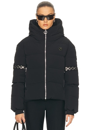 Fusalp Barsy Eyelet Jacket in Noir - Black. Size 36 (also in 38, 40, 42).