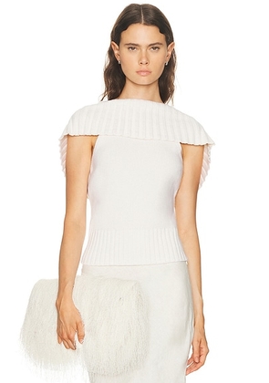 Cult Gaia Chen Top in Off White - White. Size L (also in M, S, XS).