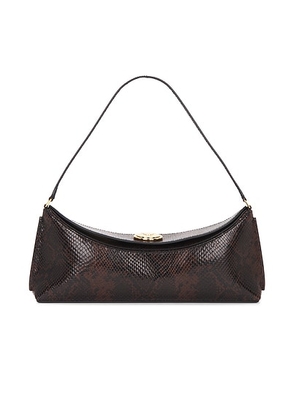 JACQUEMUS La Pochette Ovalo in Dark Brown - Brown. Size all.
