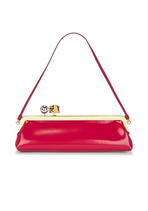 JACQUEMUS La Pochette Salon in Red - Red. Size all.