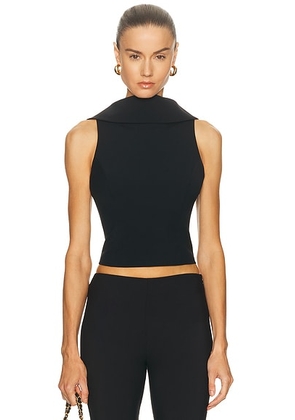 Cult Gaia Imania Top in Black - Black. Size 2 (also in 4, 6, 8).