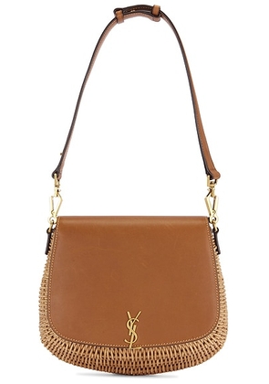 saint laurent Saint Laurent Top Handle Bag in Naturale & Brick - Tan. Size all.