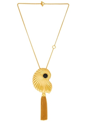 Julietta Aveline Necklace in Gold - Metallic Gold. Size all.