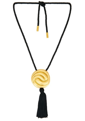 Julietta Hebe Necklace in Gold & Black - Black,Gold. Size all.