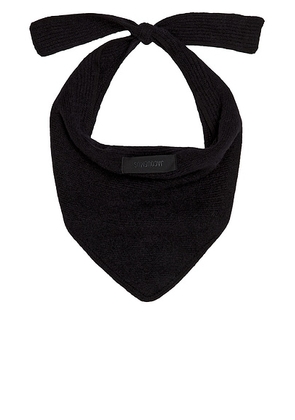 JACQUEMUS Le Chale Gros Grain in Black - Black. Size all.