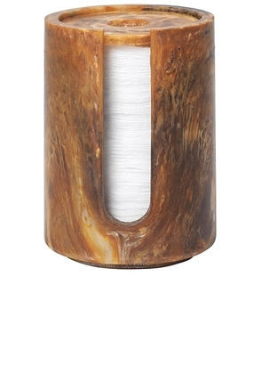 Ferm Living Mist Cotton Pad Holder in Sugar Kelp - Brown. Size all.