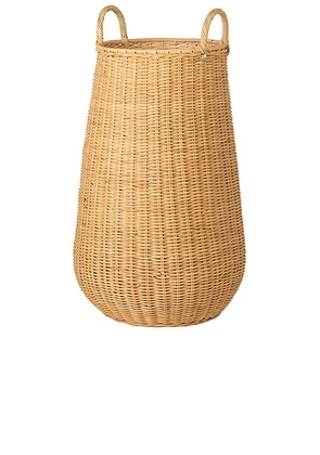 Ferm Living Braided Laundry Basket in Natural - Neutral. Size all.
