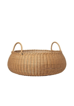 Ferm Living Braided Basket - Low in Natural - Neutral. Size all.