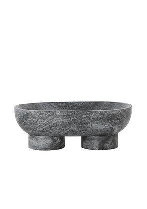 Ferm Living Alza Bowl in Black - Charcoal. Size all.