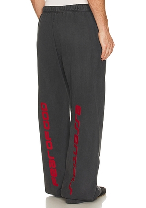 Fear of God ESSENTIALS Flare Sweatpant in Iron Grey - Grey. Size L (also in M, S, XL/1X).