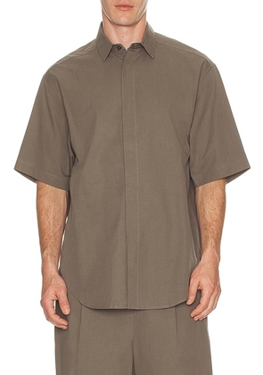 Fear of God Classic Shirt in Willow - Sage. Size L (also in M, S, XL).