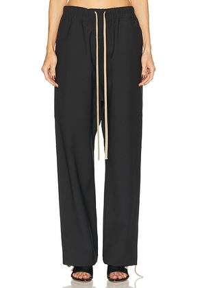 Fear of God Split Knee Pant in Black - Black. Size L (also in M, S).