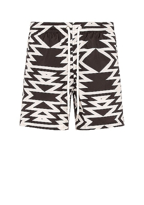 Moncler Swim Trunks in Black & White - Black. Size XL (also in ).