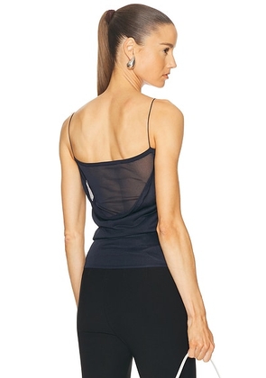 JACQUEMUS La Maille Plumetis in Dark Navy - Navy. Size 34 (also in 38).