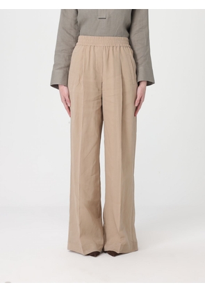 Pants BRUNELLO CUCINELLI Woman color Beige