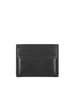 Givenchy Antigona Stamped Padded 2x3cc Card Holder in Black - Black. Size all.