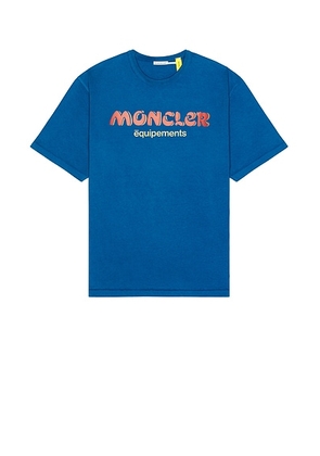 Moncler Genius Moncler x Salehe Bembury Logo T-Shirt in Blue - Blue. Size L (also in S, XL/1X).