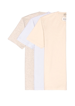 Maison Margiela 3 Pack in White  Ivory & Oatmeal - White. Size S (also in ).