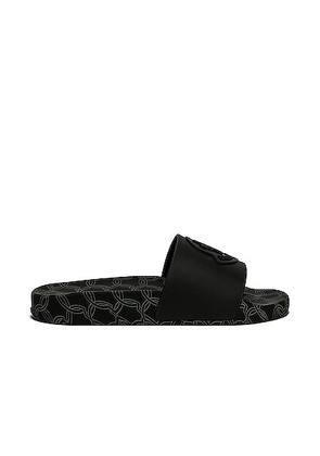 Moncler Jeanne Slide Sandal in Black - Black. Size 36 (also in ).