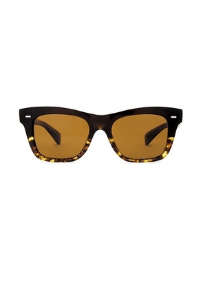 Oliver Peoples Ms. Oliver Square Sunglasses in Espresso - Brown. Size all.