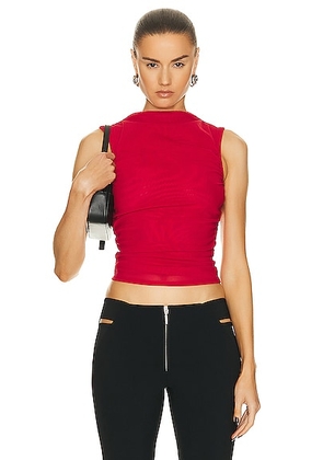 Miaou Cam Top in Red Rose - Red. Size XL (also in ).