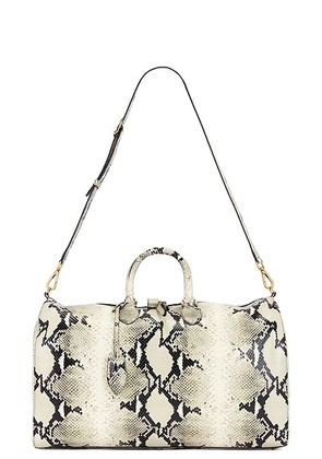 KHAITE Pierre Weekend Bag in Natural - Black. Size all.