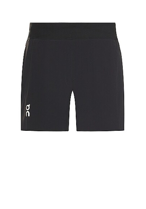 On 5 Lightweight Shorts in Black - Black. Size S (also in XL/1X).