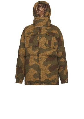 Moncler Genius x Palm Angels Mandelbrot Long Parka in Olive - Brown. Size 3 (also in ).
