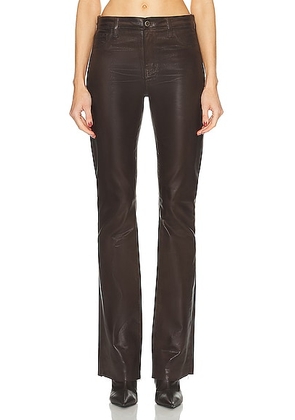 L'AGENCE Ruth Flare in Espresso Coated - Brown. Size 24 (also in 25, 26, 27, 28, 29, 30, 32).