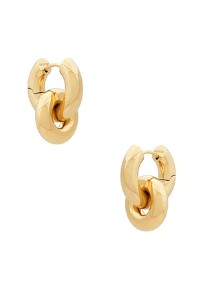 Lie Studio The Esther Earrings in 18k Gold Plated - Metallic Gold. Size all.