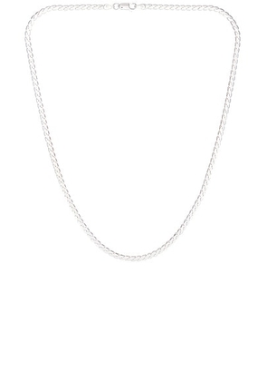 Loren Stewart Serpentine Chain Necklace in Sterling Silver - Metallic Silver. Size all.