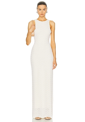 L'Academie by Marianna Amary Maxi Dress in Ivory - Ivory. Size L (also in ).