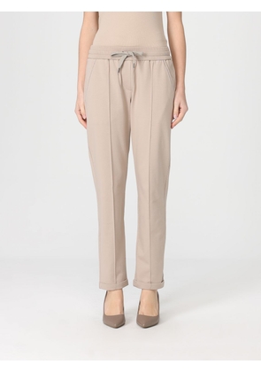 Pants BRUNELLO CUCINELLI Woman color Beige