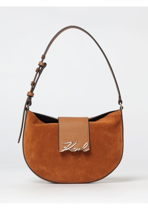 Shoulder Bag KARL LAGERFELD Woman color Brown