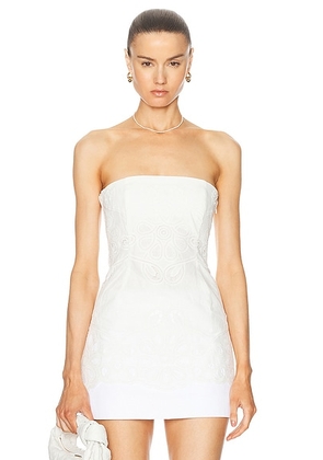 LPA Aria Top in White - White. Size L (also in ).