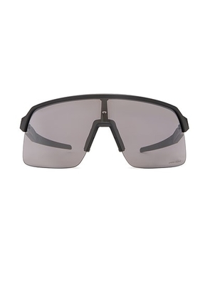 Oakley Sutro Lite Shield in Matte Black - Black. Size all.