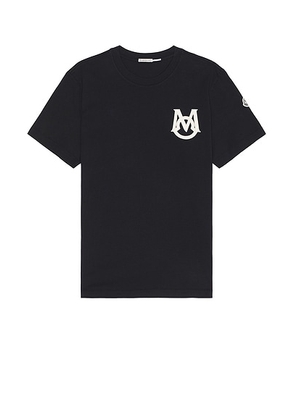 Moncler Graphic Tee in Black - Black. Size M (also in ).