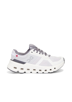 On Cloudrunner 2 Sneaker in Frost & White - Grey. Size 9.5 (also in ).