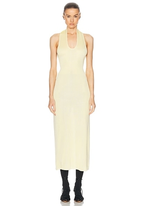 KHAITE Coraline Dress in Yuzu - Yellow. Size L (also in ).