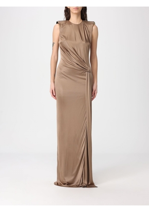 Dress ELISABETTA FRANCHI Woman color Beige
