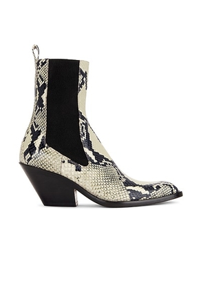 KHAITE Austin Ankle Boot in Natural - Grey. Size 41 (also in 37.5).